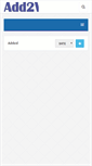 Mobile Screenshot of add2website.com